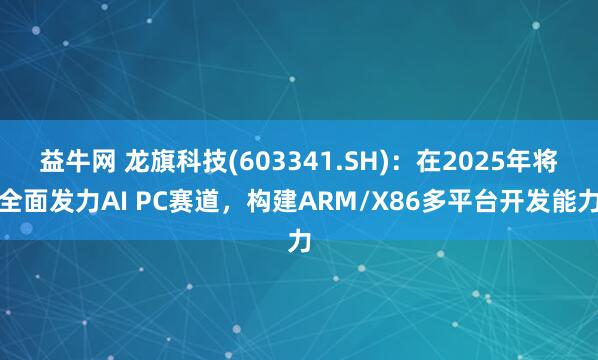 益牛网 龙旗科技(603341.SH)：在2025年将全面发力AI PC赛道，构建ARM/X86多平台开发能力